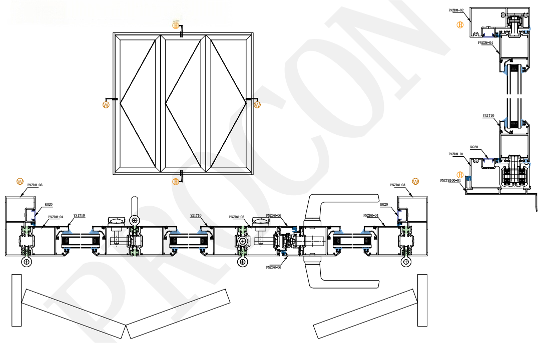 Technical system drawing