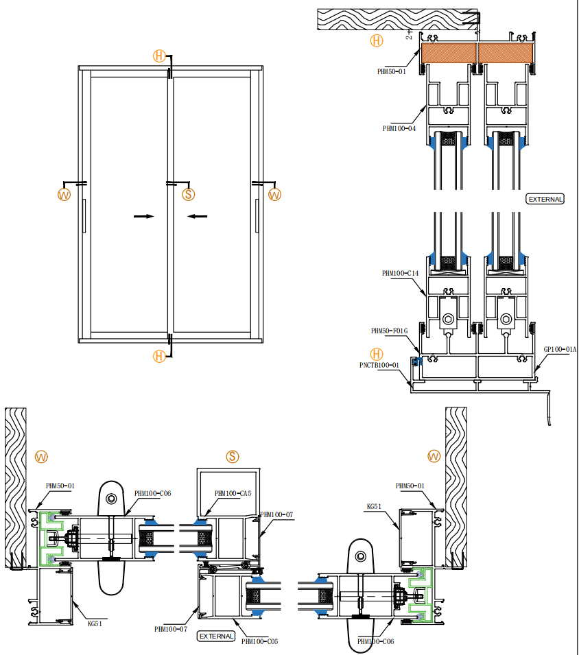 Technical system drawing