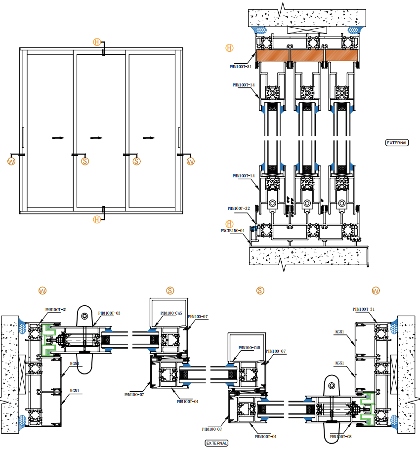 Technical system drawing